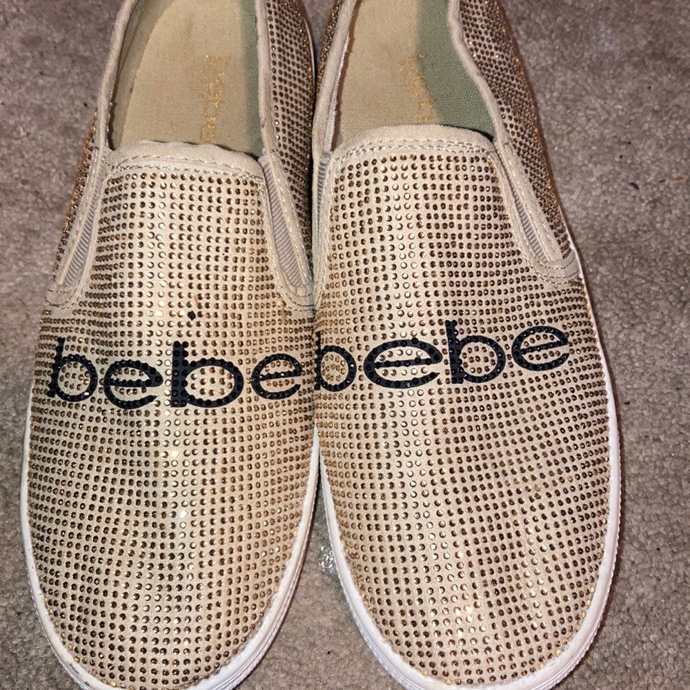 Bebe shoes gold